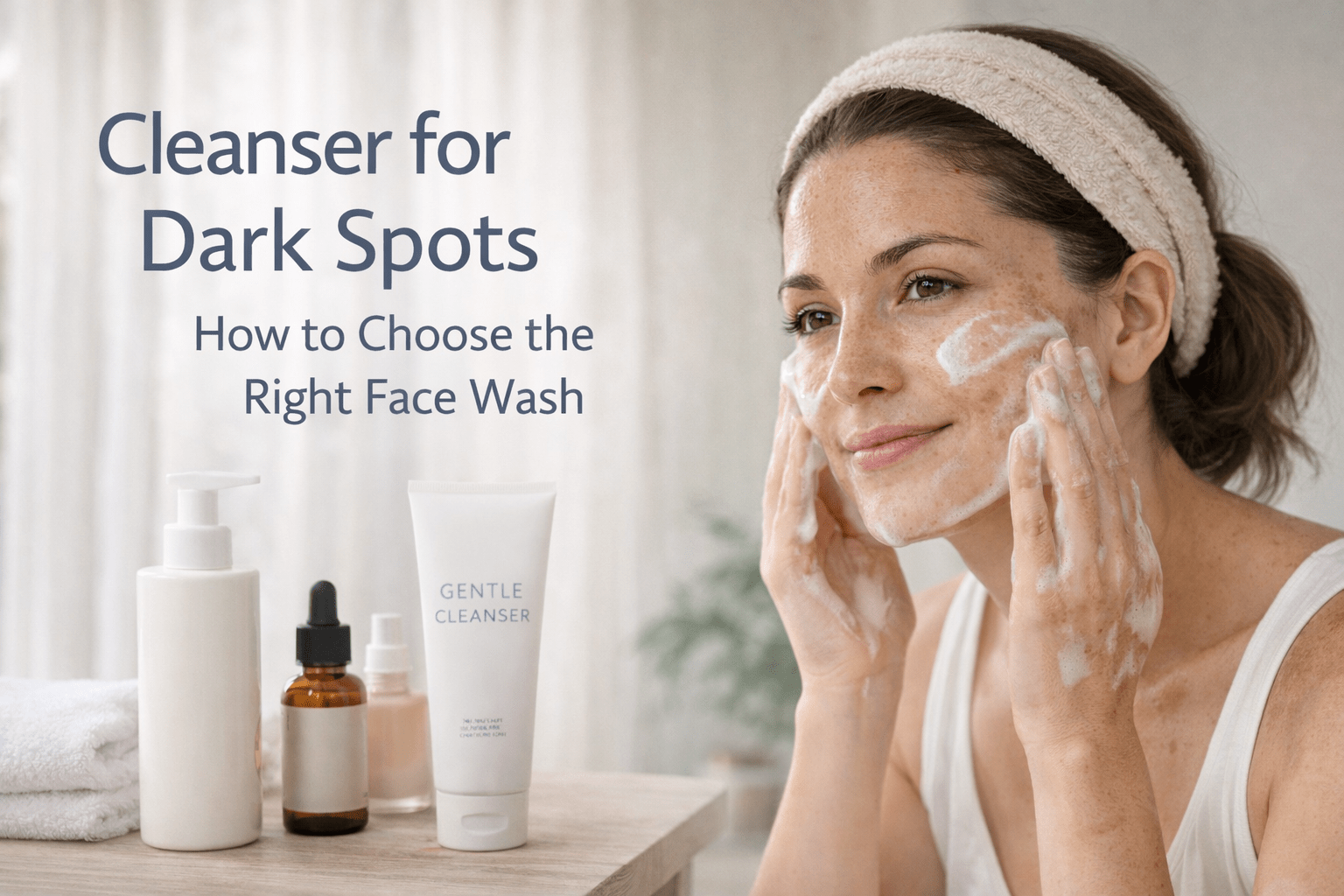 cleanser for dark spots