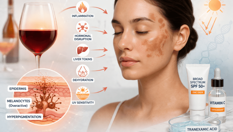 Does Alcohol Make Melasma Worse? Causes, Triggers, and How to Protect Your Skin